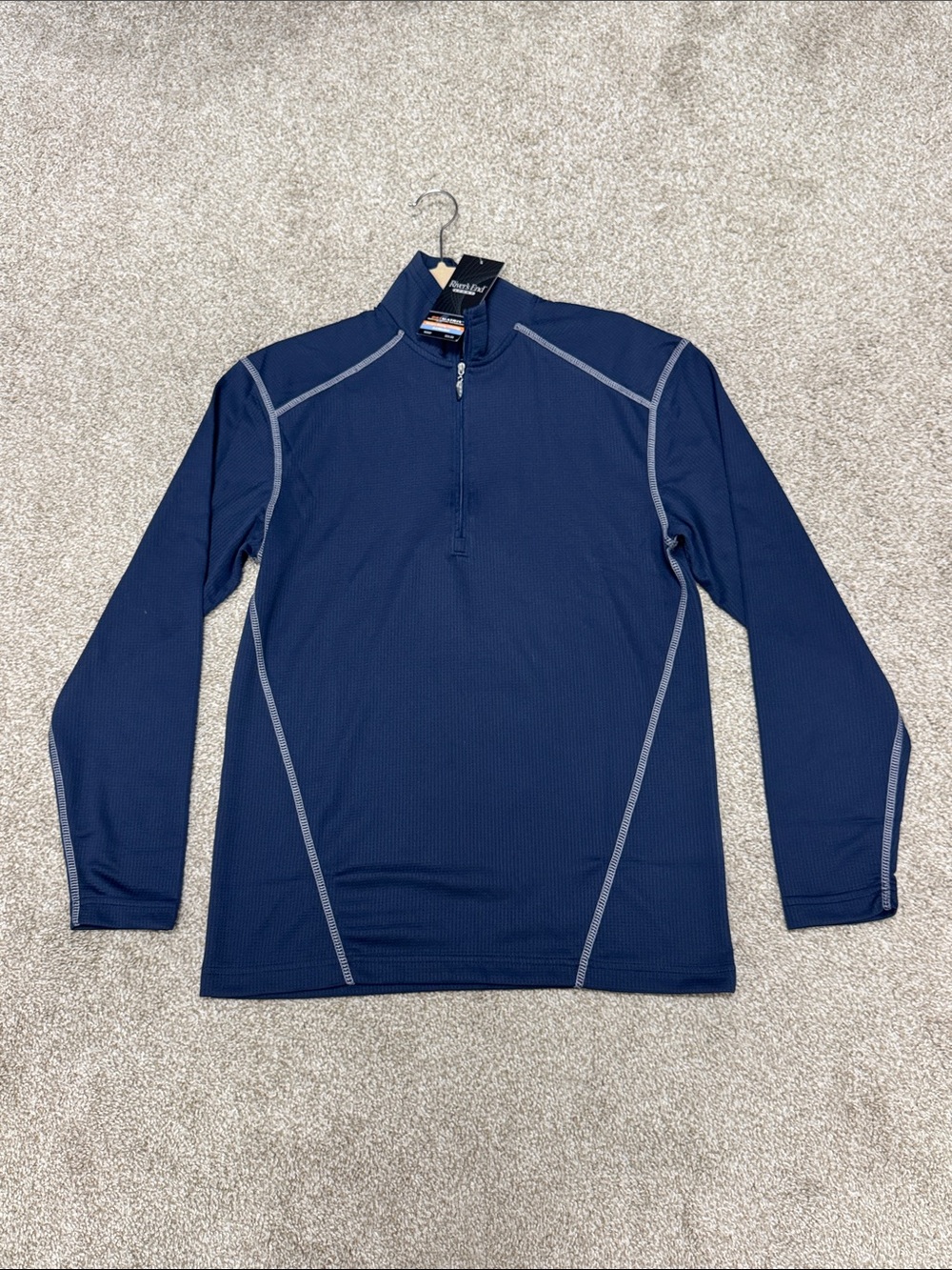 NWT Women’s Navy Long Sleeve Quarter-Zip Performance Tee